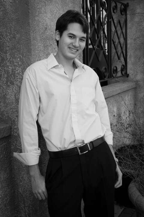 boy in black and white